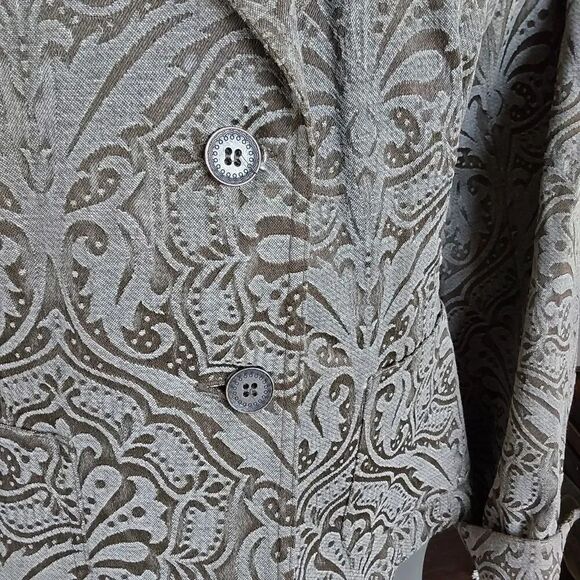 Spiegel blazer- brown paisley- Size 8 - Picture 6 of 10
